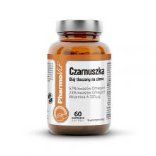 Zdjęcie produktu - PHARMOVIT Czarnuszka olej tłoczony na zimno, 60kaps.
