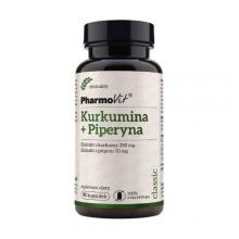 Zdjęcie produktu - PHARMOVIT Kurkumina + piperyna, 90 kapsułek