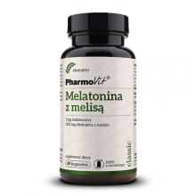 Zdjęcie produktu - PHARMOVIT Melatonina z melisą, 60kaps.