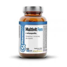 Zdjęcie produktu - Pharmovit Multivit Fem ashwagandha, 60 kaps.