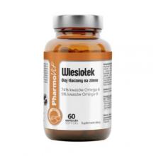 Zdjęcie produktu - PHARMOVIT Wiesiołek olej tłoczony na zimno, 60 kapsułek