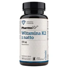 Zdjęcie produktu - PHARMOVIT Witamina K2 z natto, 60 kaps