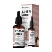 Zdjęcie produktu - PHARMOVIT Witaminy K2+D3-Vit 4000 IU Oil Active, 30ml