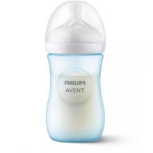 Zdjęcie produktu - AVENT Natural Response Butelka dla niemowląt 1m+ SCY903/21 niebieska, 260ml