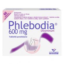 Zdjęcie produktu - Phlebodia 600 mg, 60 tabletek powlekanych