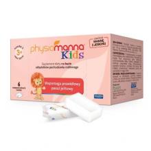 Zdjęcie produktu - Physiomanna Kids kostki rozpuszczalne na zaparcia dla dzieci, 6 szt.