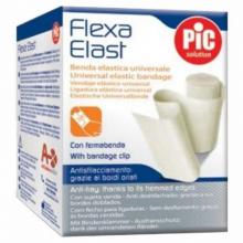 Zdjęcie produktu - PIC FlexaElast Bandaż elastyczny o średnim ucisku 7cmx4,5m ze spinką biały, 1szt.
