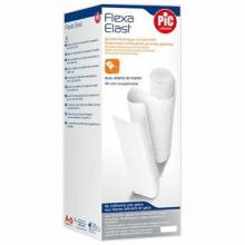 Zdjęcie produktu - PIC FlexaElast Bandaż elastyczny o średnim ucisku 10cmx4,5m ze spinką biały, 1szt.