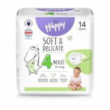 Zdjęcie produktu - Bella Baby Happy Soft & Delicate Maxi 4 Pieluszki 8-14kg, 14szt.