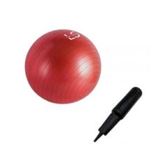 Zdjęcie produktu - Line Sport Piłka gimnastyczna do ćwiczeń z pompką 55 cm czerwona