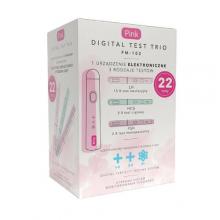 Zdjęcie produktu - PINK Digital Test Trio Cyfrowy system monitorowania płodności PLANOWANIE CIĄŻY, 22 testy