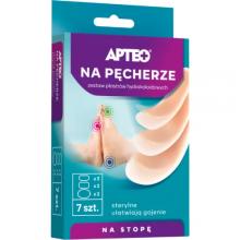 Zdjęcie produktu - APTEO Na pęcherze Zestaw plastr&oacute;w hydrokoloidowych, 7szt.