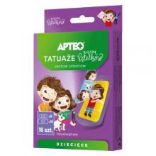 Zdjęcie produktu - Apteo Tatuaże Rodzina Pętelk&oacute;w Zestaw plastr&oacute;w dla dzieci, 16 szt.