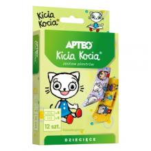 Zdjęcie produktu - APTEO Kicia Kocia Zestaw plastr&oacute;w dla dzieci, 12 szt.
