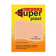 Zdjęcie produktu - Ginger Super Plast Plaster rozgrzewający 12 x 18 cm, 1 szt.