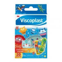 Zdjęcie produktu - VISCOPLAST Plastry dla dzieci - zwierzaki, 20 sztuk