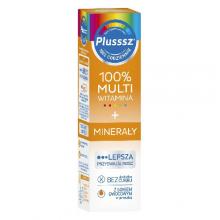 Zdjęcie produktu - Plusssz 100% Multiwitamina + Minerały, 20 tabletek musujących