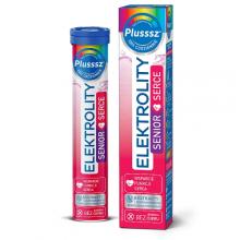 Zdjęcie produktu - Plusssz Elektrolity Senior Serce, 24 tabletki musujące