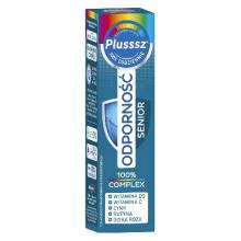 Zdjęcie produktu - Plusssz Odporność Senior, witaminy i minerały, 20 tabl.musujace 
