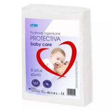Zdjęcie produktu - Podkłady higieniczne PROTECTIVA baby care 60x90, 8szt.