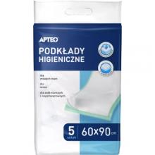 Zdjęcie produktu - APTEO Podkłady higieniczne 5-warstwowe 60cm x 90cm, 5szt.