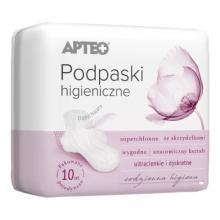 Zdjęcie produktu - Podpaski higieniczne ultra cienkie APTEO, 10 sztuk