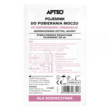 Zdjęcie produktu - APTEO Pojemnik do pobierania moczu jałowy dla dziewczynek, 150 ml