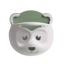 Maltex Organizer na zabawki Panda biały/zielony