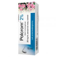 Zdjęcie produktu - POLCROM 2% Aerozol do nosa - 15 ml 