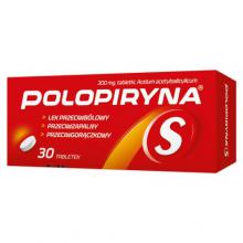 Zdjęcie produktu - Polopiryna S 0,3g, 30tabl.