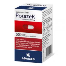 Zdjęcie produktu - POTAZEK+ chlorek potasu  - 50 kapsułek