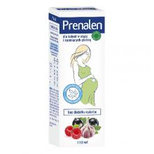 Zdjęcie produktu - PRENALEN Syrop przy przeziębieniu bez cukr&oacute;w - suplement diety dla kobiet w ciąży, 115ml.