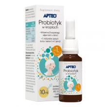 Zdjęcie produktu - APTEO Probiotyk w kroplach z witaminą D, 10ml