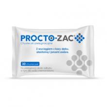 Zdjęcie produktu - PROCTO-ZAC Nawilżane chusteczki pielęgnacyjne, 30szt.