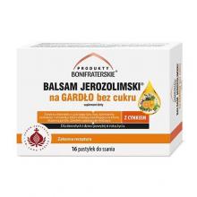 Zdjęcie produktu - Produkty Bonifraterskie Balsam Jerozolimski na gardło bez cukru, 16past. do ssania