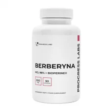 Zdjęcie produktu - Progress Labs Berberyna HCl 98% + BioPerine, 90 kaps.