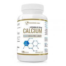 Zdjęcie produktu - Progress Labs Calcium Wapń + Witamina D3, 120 kaps.