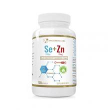 Zdjęcie produktu - Progress Labs Selen Organiczny 200 mcg + Cynk 15 mg, 120 kaps.