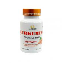 Zdjęcie produktu - PROHERBIS Kurkuma, Pieprz, Imbir, 60 kaps.