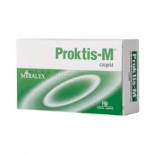 Zdjęcie produktu - PROKTIS-M czopki doodbytnicze, 10 czopk&oacute;w