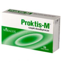 Zdjęcie produktu - PROKTIS-M czopki doodbytnicze, 10 czopk&oacute;w
