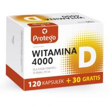 Zdjęcie produktu - Protego Witamina D 4000, 150 kaps.