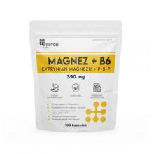 Zdjęcie produktu - Proton Labs Magnez (cytrynian magnezu) + wit. B6 (P5P), 100 kaps.