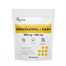 Zdjęcie produktu - Proton Labs Resweratrol + NAD + 1000 mg, 60 kaps.