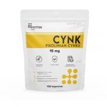 Zdjęcie produktu - Proton Labs Pikolinian cynku 15 mg, 100 kaps.