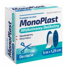 Zdjęcie produktu - MonoPlast Przylepiec wł&oacute;kninowy delikatny 5 m x 1,25 cm