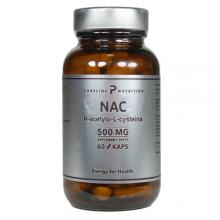 Zdjęcie produktu - Pureline Nutrition NAC N-acetylo-L-cysteina 500mg, 60kaps.