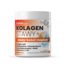Zdjęcie produktu - PUREO Health Kolagen Stawy+ stawy - kości - mięśnie smak pomarańcza i brzoskwinia, 30 porcji