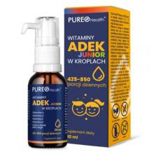 Zdjęcie produktu - PUREO HEALTH Witamina ADEK Junior w kroplach, 30ml