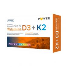 Zdjęcie produktu - PuwerComplex Witamina D3+K2, 30 tabletek